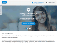 Tablet Screenshot of drnancywelch.com
